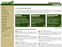 Tablet Screenshot of genealone.com